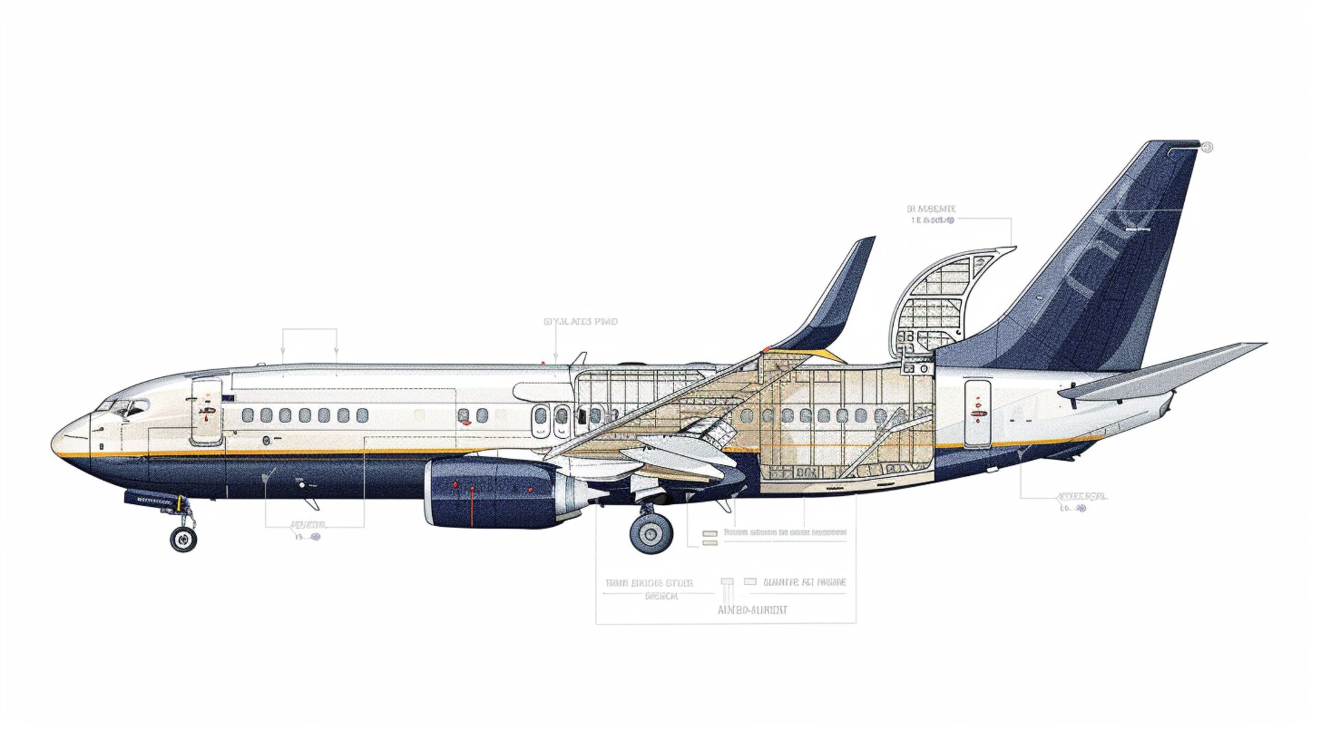 Lower deck seating plan