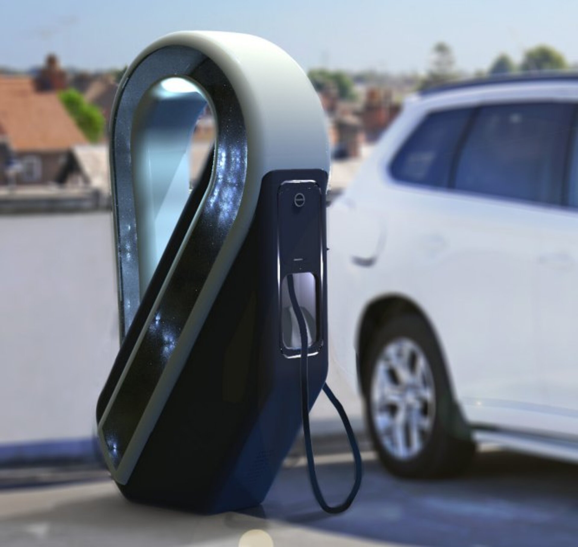 Energy Vine – daylight render with vehicle